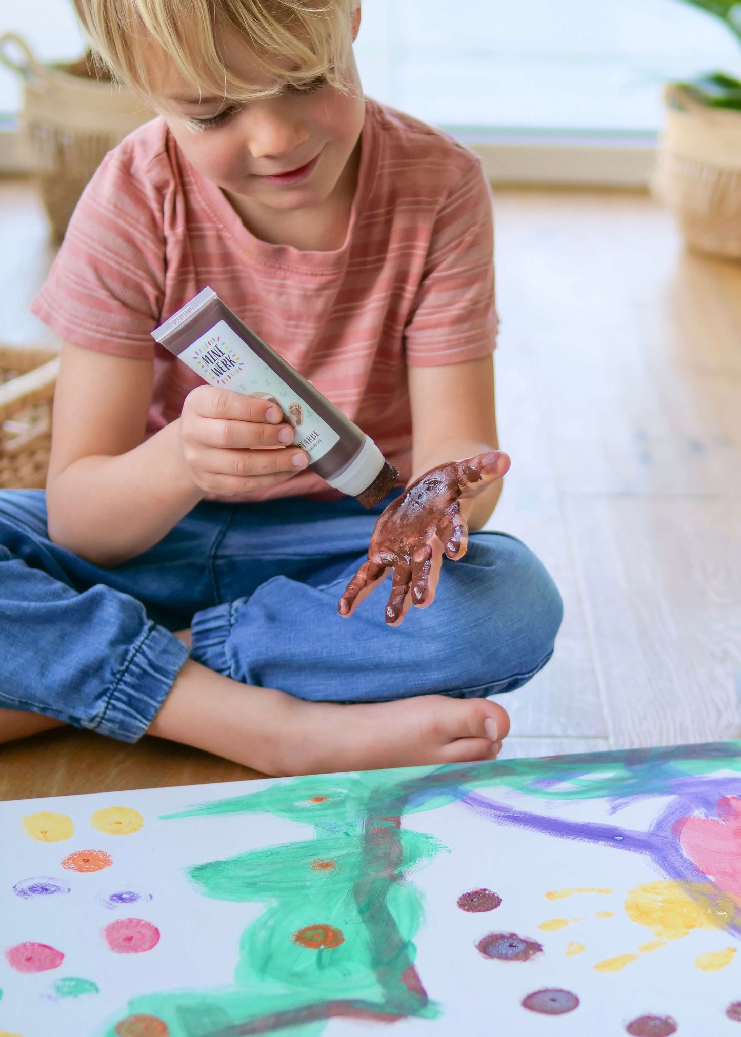 *NATURFARBE BRAUN* mit Schwammaufsatz