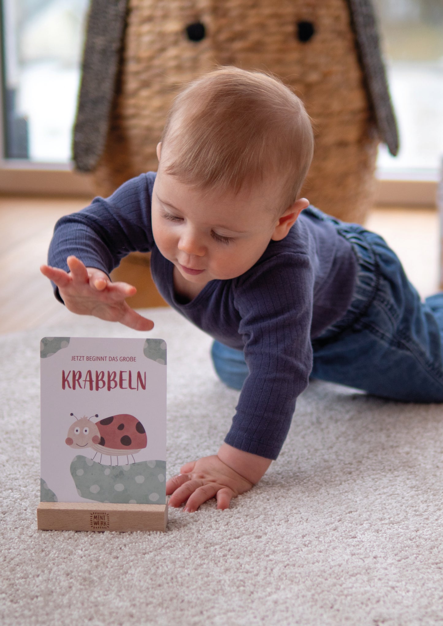 Baby Meilensteinkarten Erinnerungsbox 0-12 Monate
