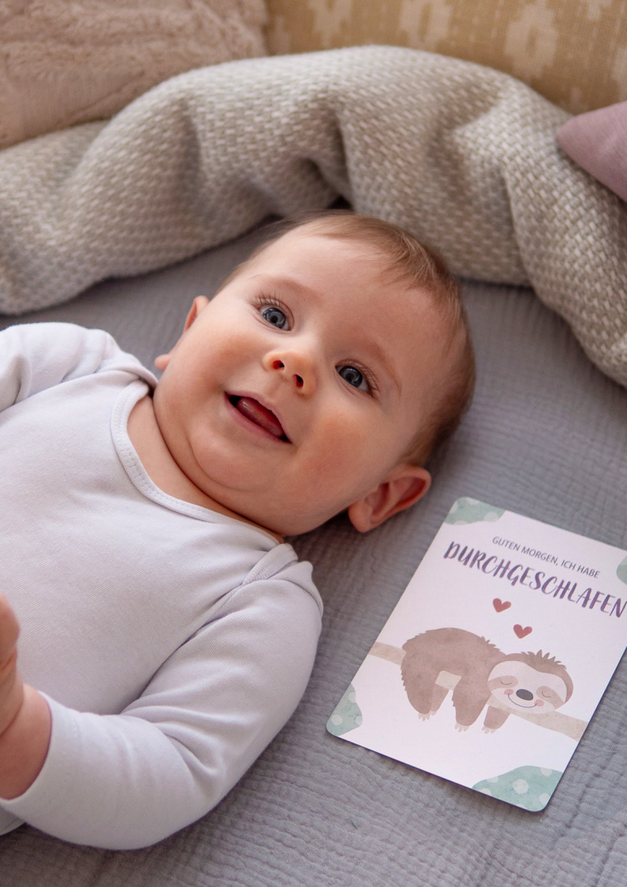 Baby Meilensteinkarten Erinnerungsbox 0-12 Monate