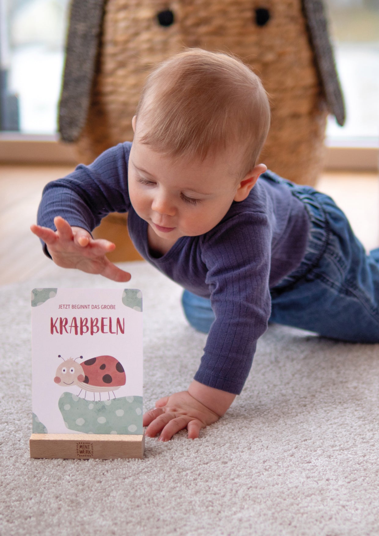 Baby Meilensteinkarten Erinnerungsbox 0-12 Monate