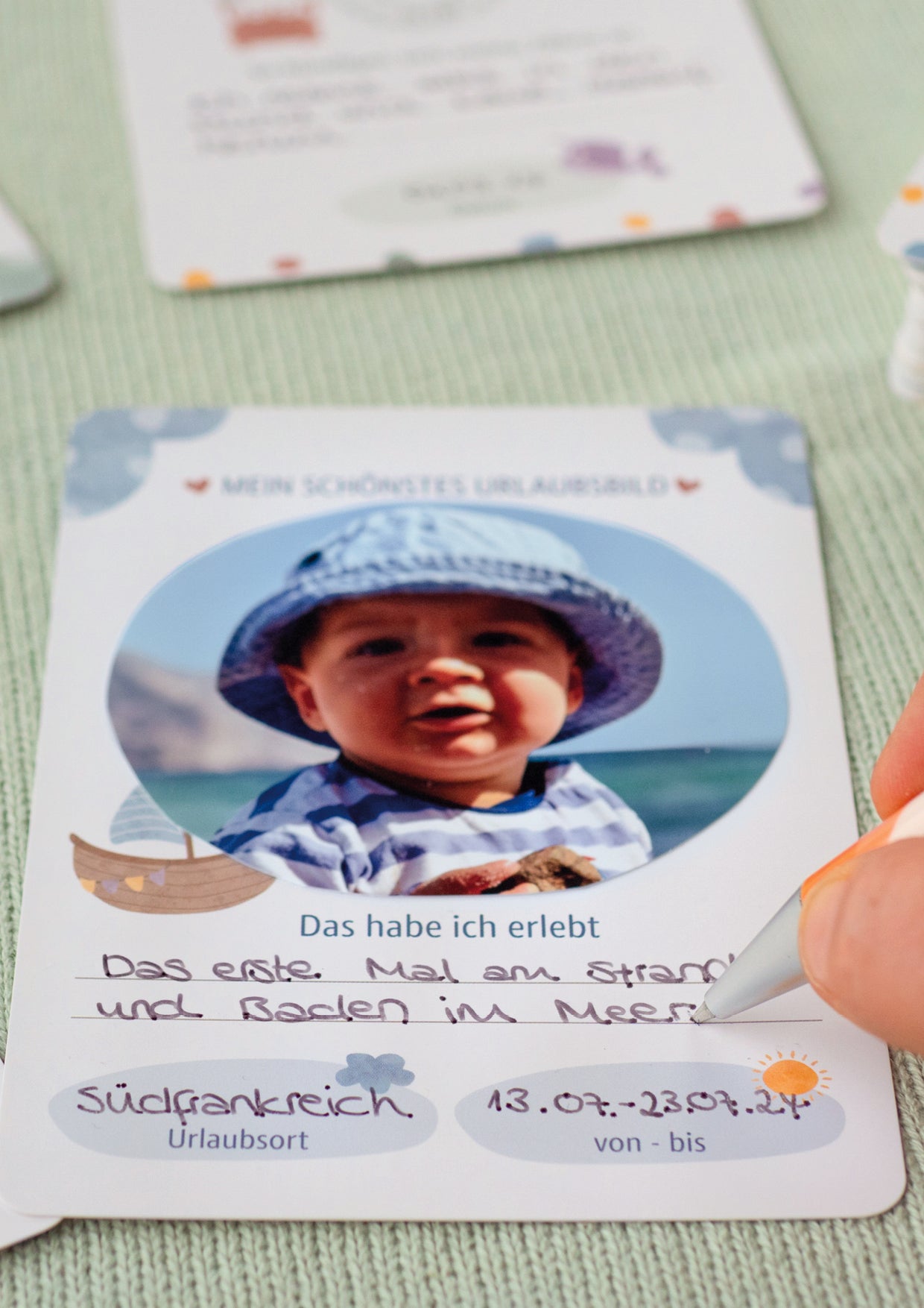 Baby Meilensteinkarten Erinnerungsbox 0-12 Monate