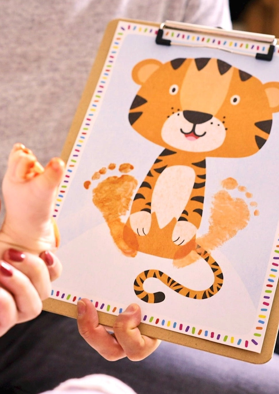 Baby Abdruckset *ORANGE* (0-1,5 Jahre)