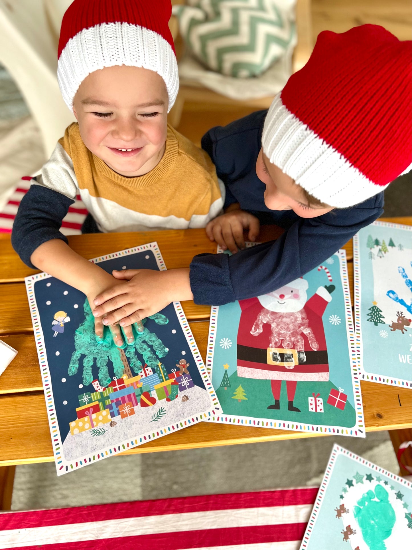Großes *WEIHNACHTSSET* Karten für Babys und Kleinkinder
