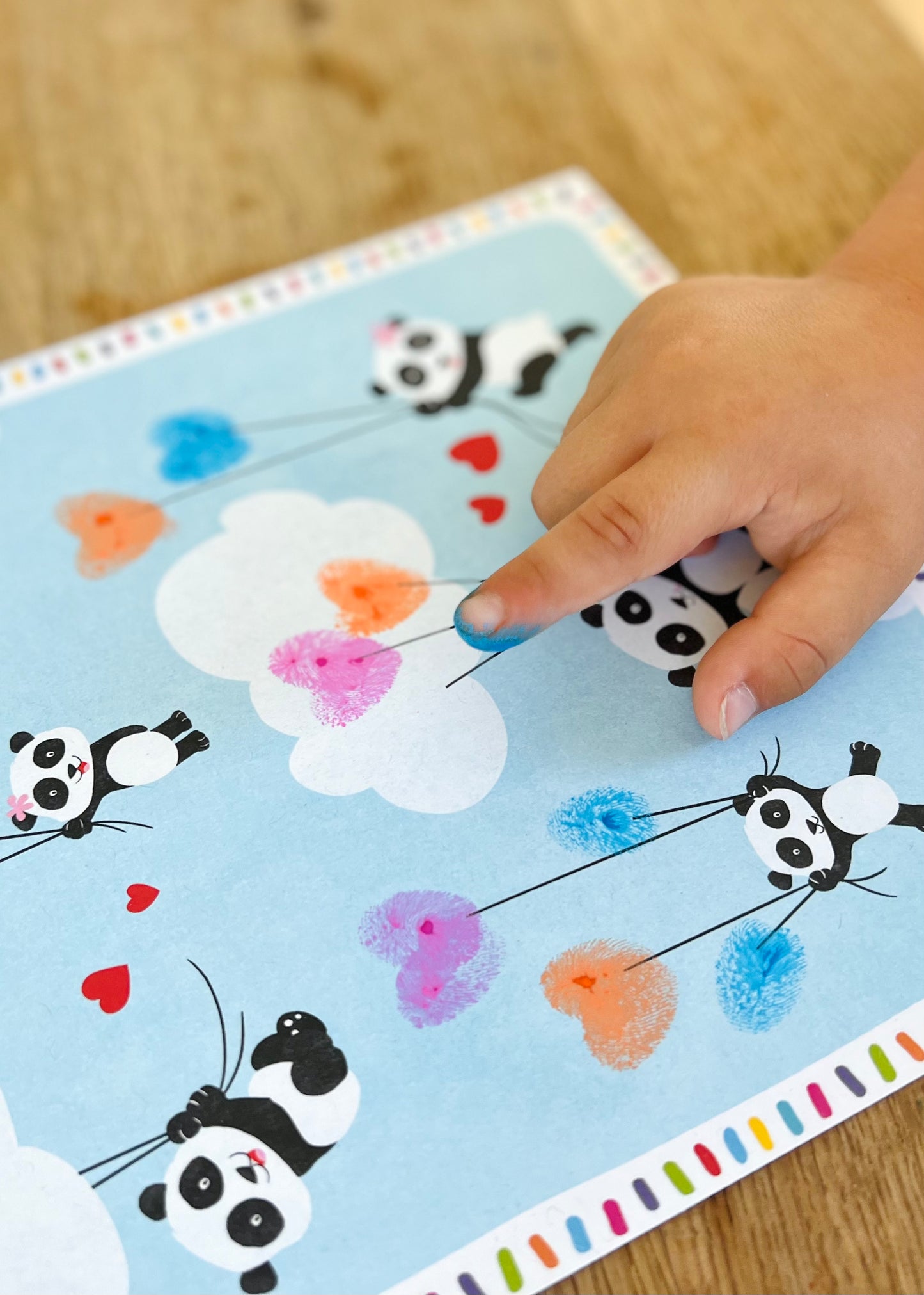 Miniwerk Fingerabdruck, Gästebuch Taufe, Bastelideen DIY Geschenke, Kindergeburtstag, Kindergarten, Kreativ mit Kindern und Babys