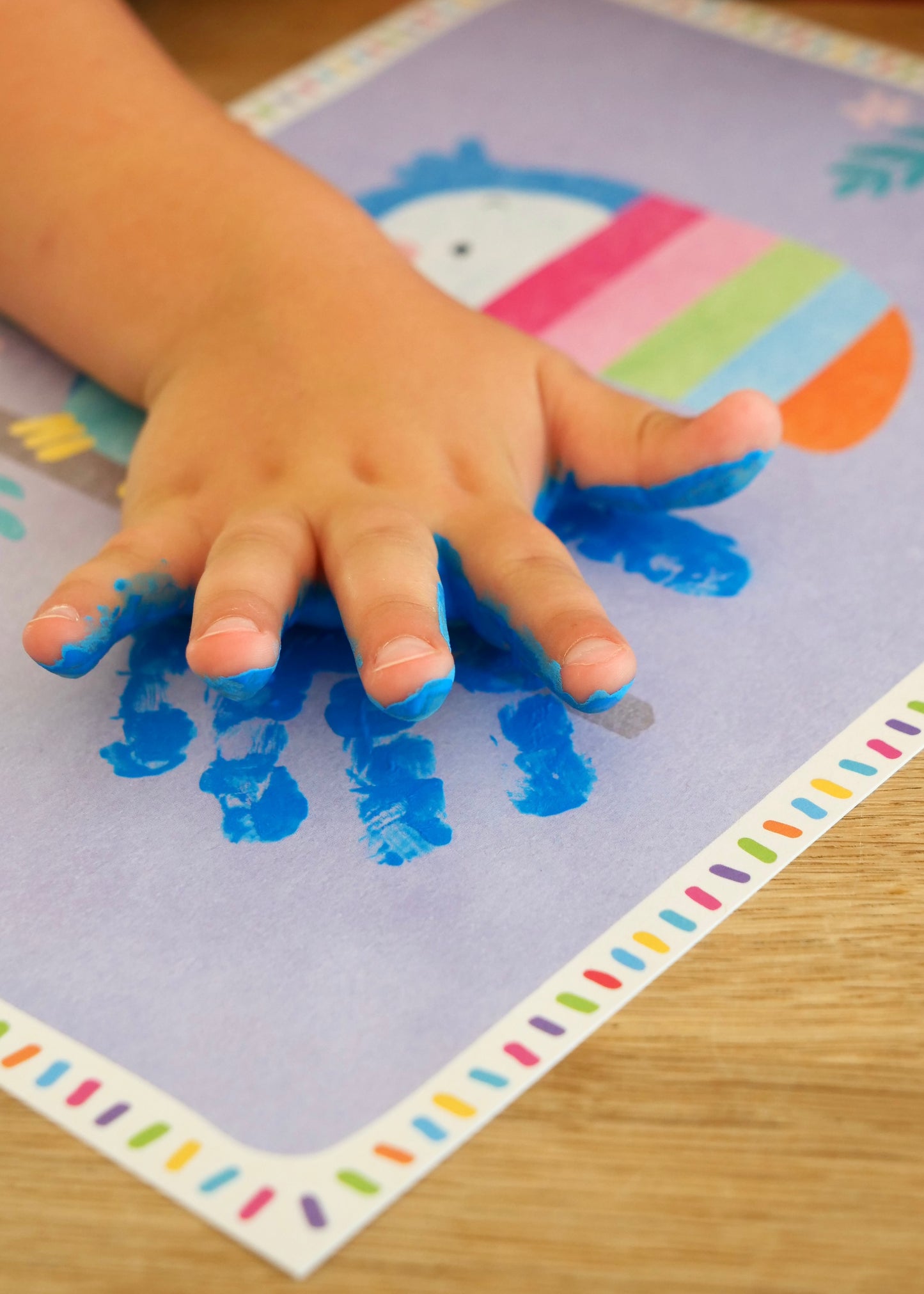 Baby Abdruckset *BLAU, GRÜN, WEIß* (0-1,5 Jahre)