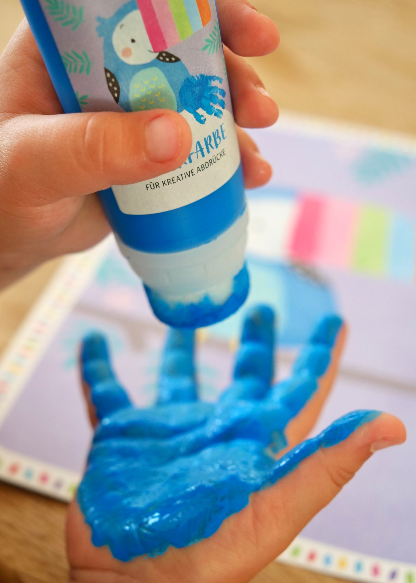 Baby Abdruckset *BLAU, GRÜN, WEIß* (0-1,5 Jahre)