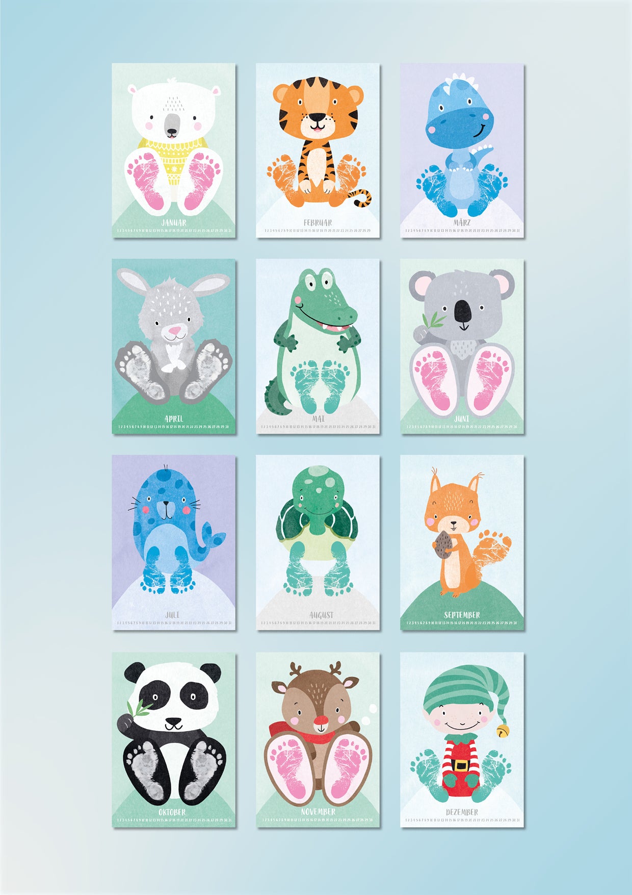 *KALENDER* für Babys immerwährend (0-1,5 Jahre)