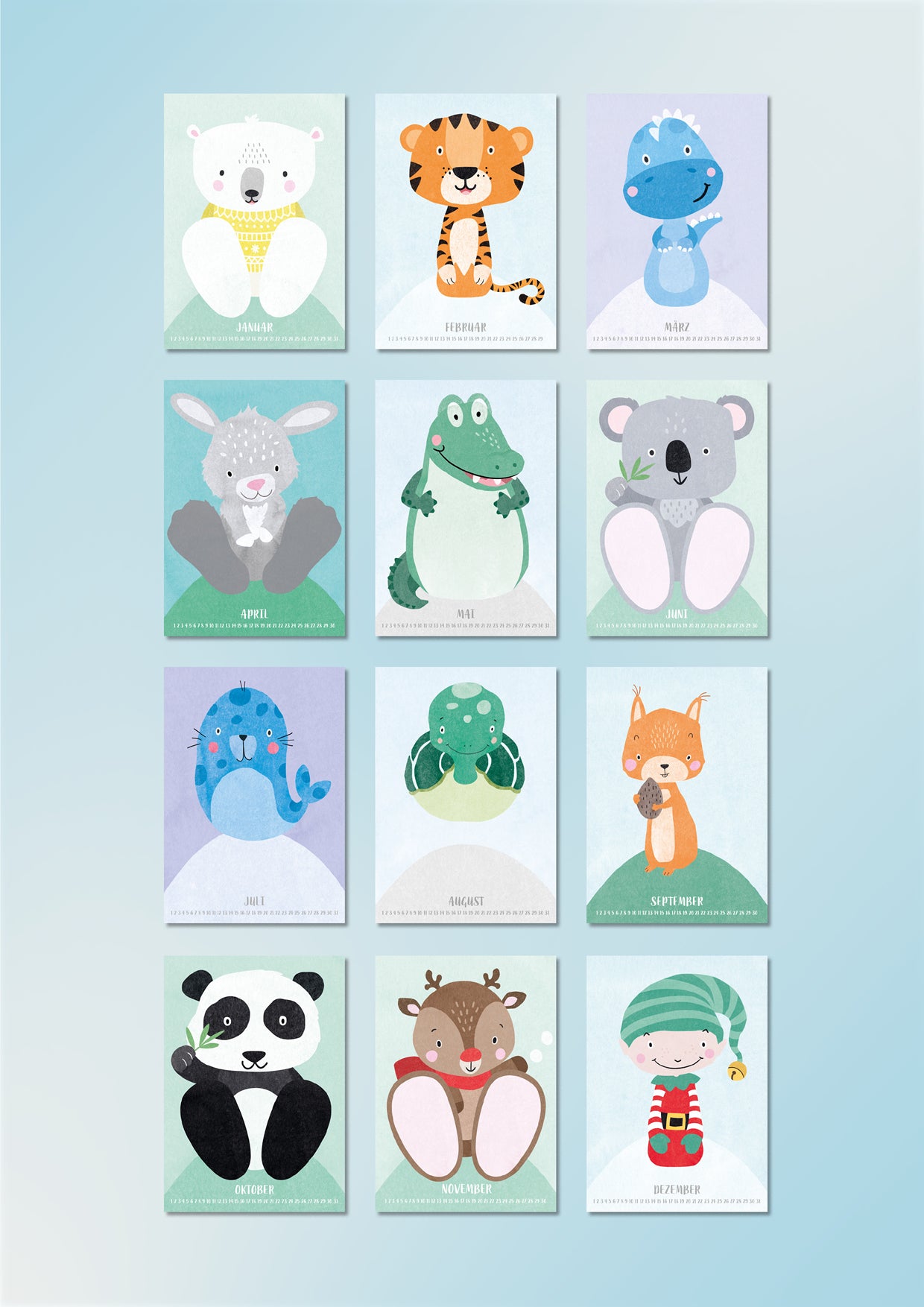 *KALENDER* für Babys immerwährend (0-1,5 Jahre)