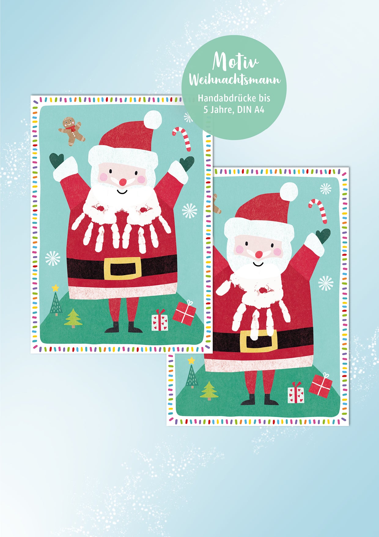Weihnachtskarte *WEIHNACHTSMANN* 3 Stück