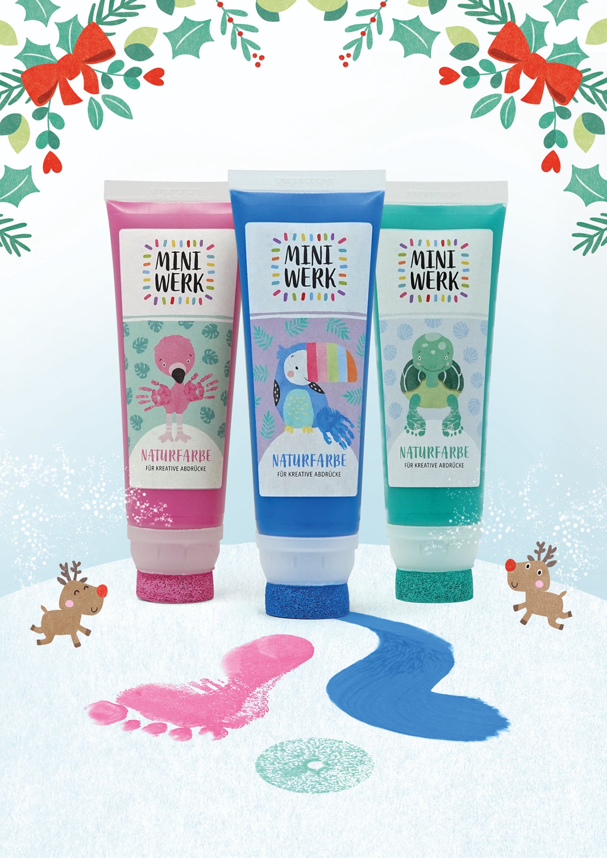 Abdruckset *WEIHNACHTSGRÜßE* (0-6 Jahre)