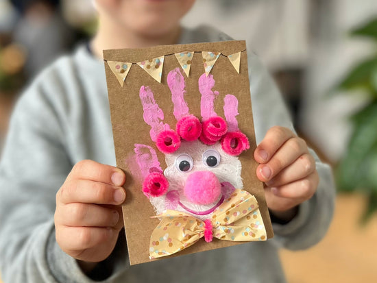 Malidee Handabdruck Fußabdruck Kinder Bastelidee Kinder Kreativ mit Kindern Kindergartenideen