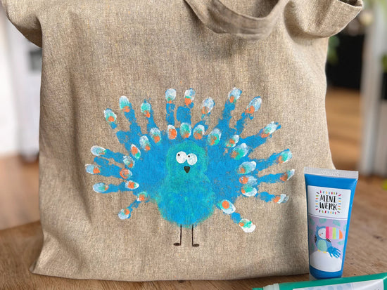 Mit Miniwerk Mal- und Abdruckfarben kreative Geschenke herstellen. DIY kreative Geschenkideen, Geschenke selber machen. 