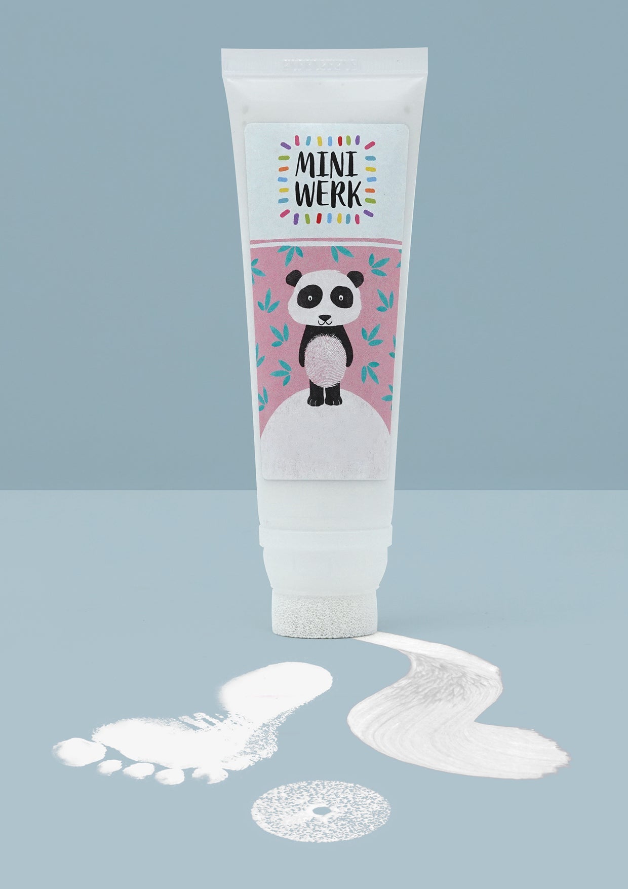 Miniwerk Baby Abdruckfarbe, Baby Abdruckset, Baby Fußabdruck, Baby Handabdruck, Erinnerungen gestalten, sicher und schadstofffrei