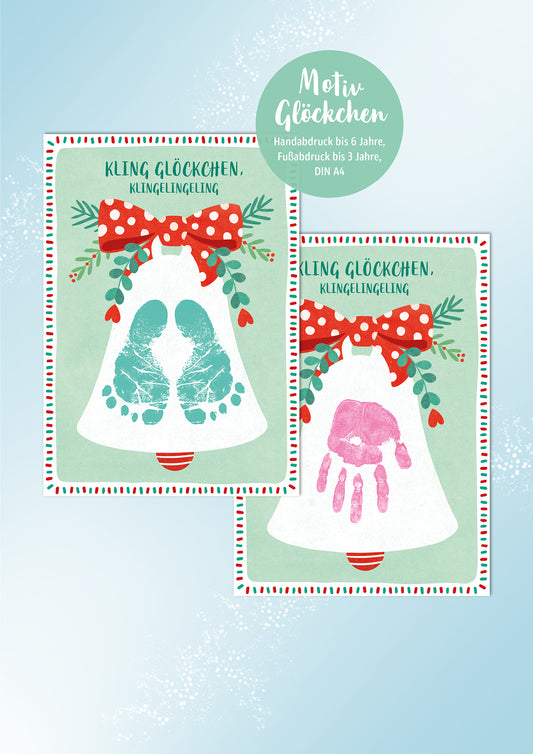 Weihnachtskarte *KLING GLÖCKCHEN* 3 Stück