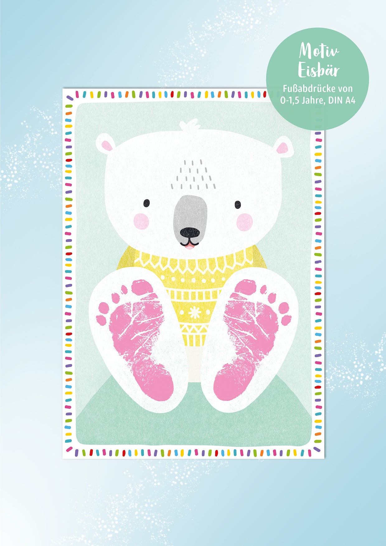Weihnachtskarte *EISBÄR* 3 Stück