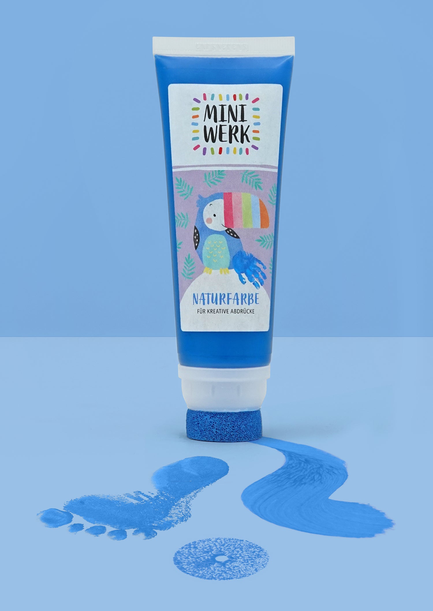 Bio Fußabdruck Baby Farbe